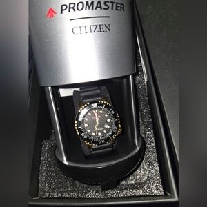 Citizen Promaster Black and Gold Watch